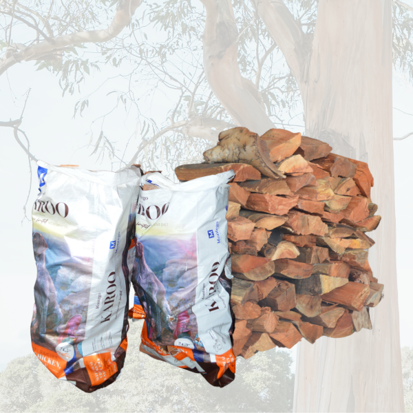 23kg Bluegum Firewood Bag – Premium Hardwood for Long-Lasting Heat